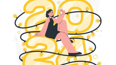 Membuat Tahun Copyright wix