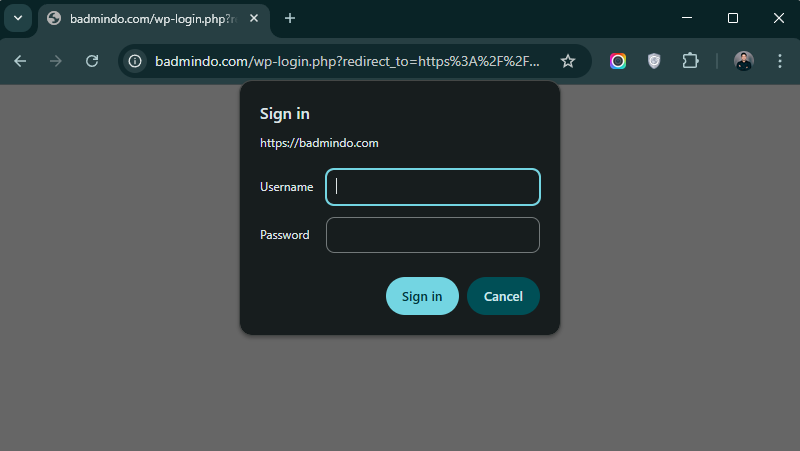 mengaktifkan http authentication
