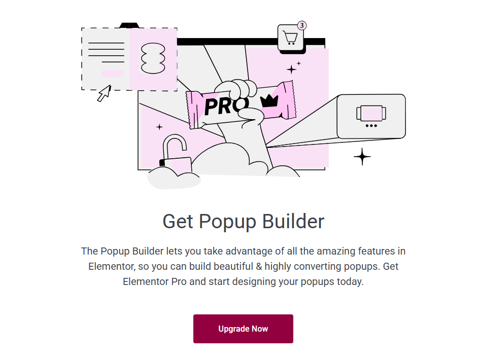 cara buat popup di Elementor