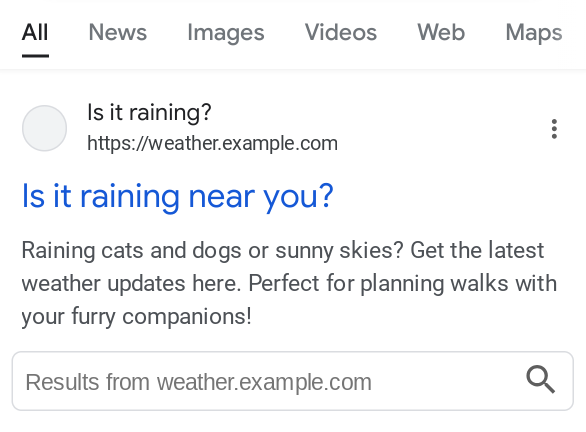 Sitelinks Search Box SEO