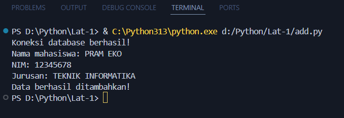 CRUD Python MySQL